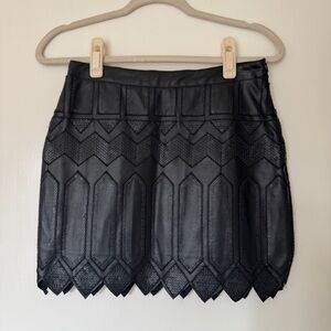 Endless Rose Black Mini Skirt